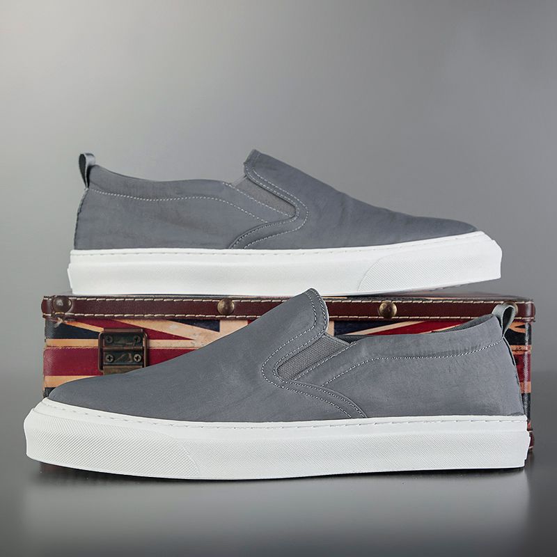 Bean Bag Spring And Autumn Low-Top Breathable Casual Thick Sole Canvas Shoes_voghion.com