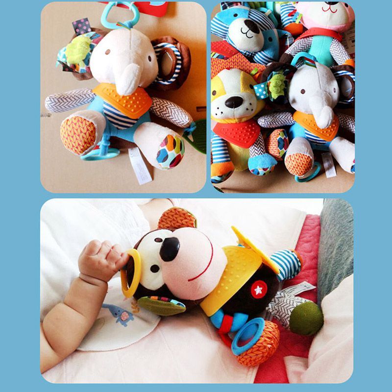 Plush Soft Colorful And Stuffed Toy For Infants With Multiple Textures And Teether Sensory For Play_voghion.com