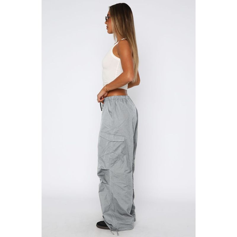 Women's Cargo Pants With Drawstring Waist & Multiple Pockets - Comfortable Loose Fit Straight Leg Workwear Pants For Casual Street Style_voghion.com