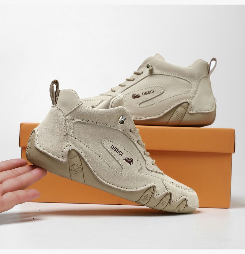 High-top Large-size Women's Shoes First-layer Leather Women's Martin Boots Short Boots Sports And Leisure Shoes Versatile Leather Boots_voghion.com