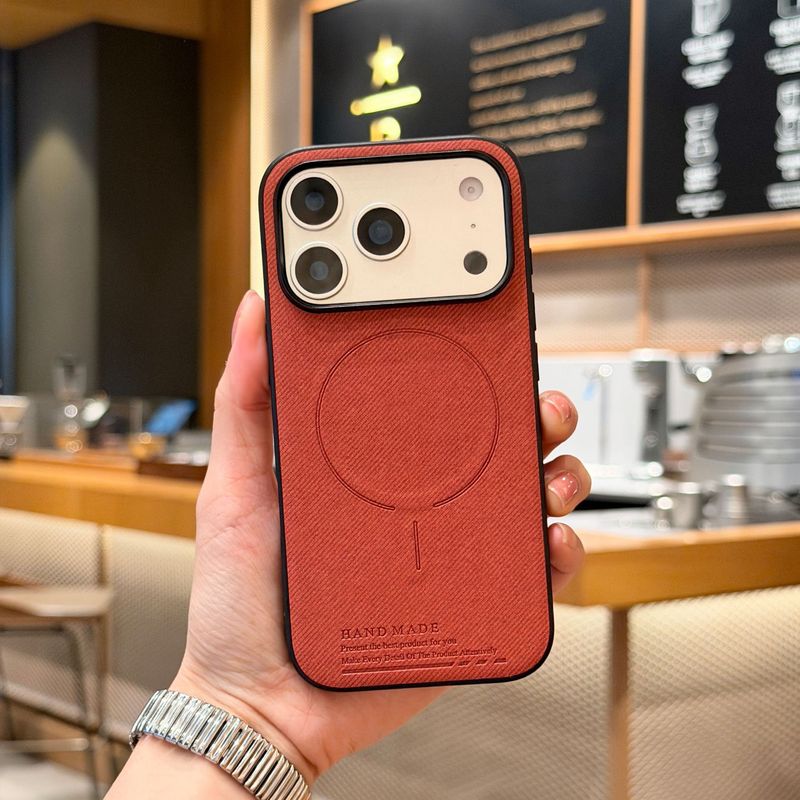 Collezione TechGlobe compatibile con la serie 17, custodia magnetica antiurto in fibra di carbonio Kevlar per iPhone 17PM_voghion.com