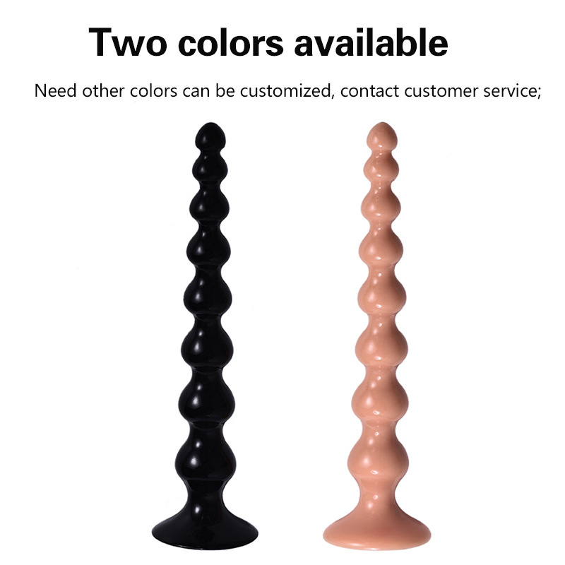 Plug anal long pour homme et femme, perles, jouets, perles anales pour usage extérieur_voghion.com