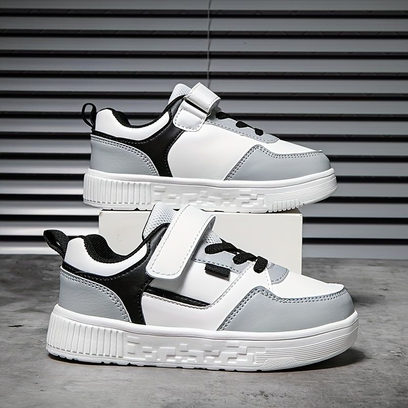 Lässige Low-Top-Skateboardschuhe für Jungen, bequeme, rutschfeste Sneakers für alle Jahreszeiten_voghion.com