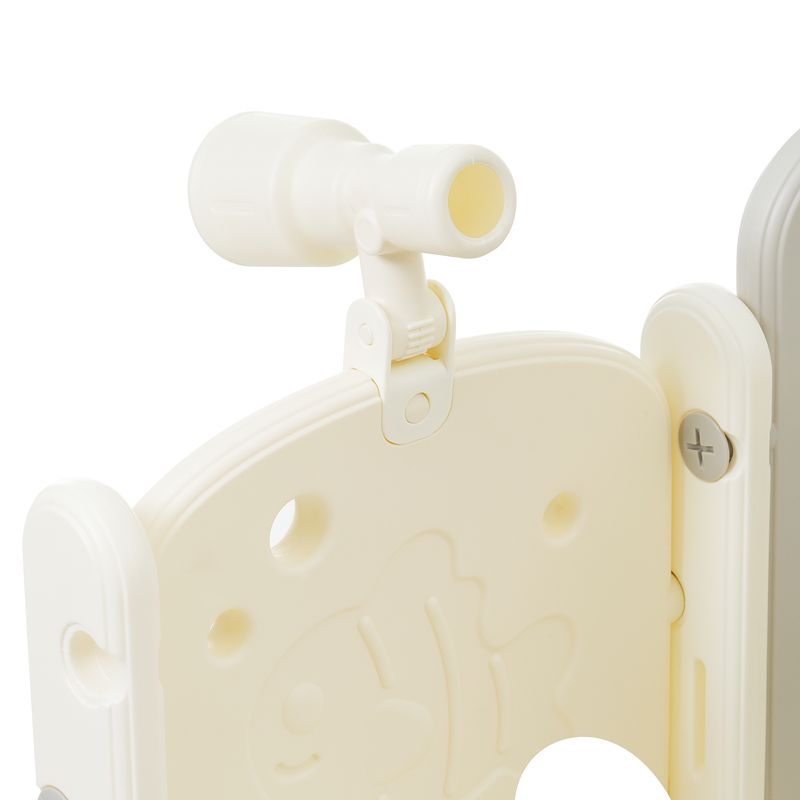 Kinderspielplatz-Set 8-in-1 con Rutsche, Bogentunnel, Basketballkorb e Teleskop_voghion.com