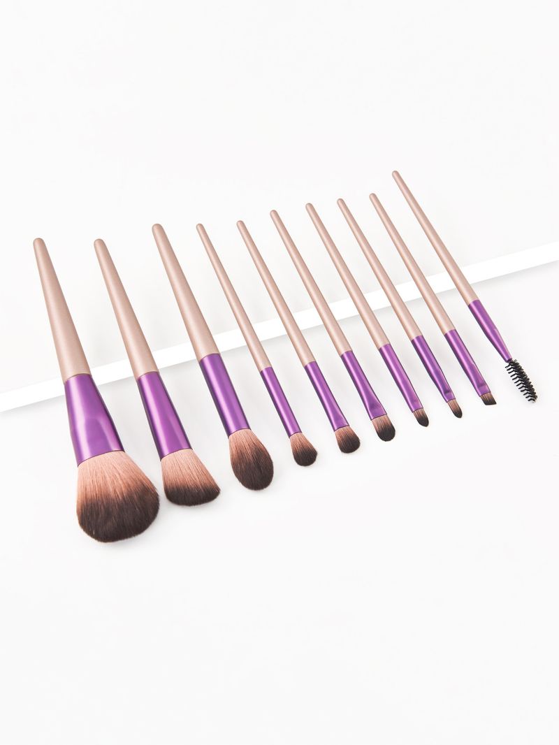 10-teiliges Make-up-Pinsel-Set Morandi Make-up-Pinsel-Set GUJHUI_voghion.com