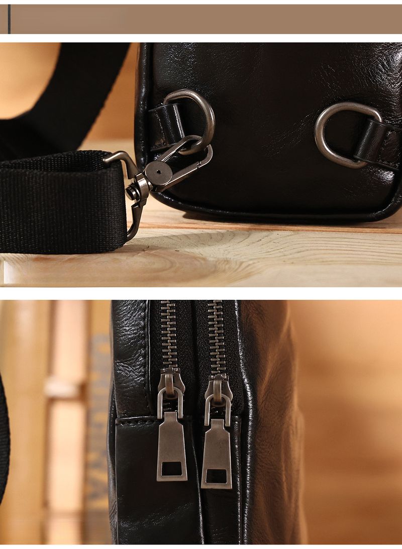 Borsa a tracolla in pelle conciata al vegetale, da uomo, da pendolare, nuova moda primavera ed estate 2025, versatile, casual, quotidiana, semplice_voghion.com