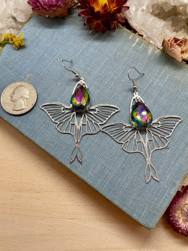 Sieraden & Accessoires Holle Flash Vlinder Mot Hanger Oorhaak_voghion.com