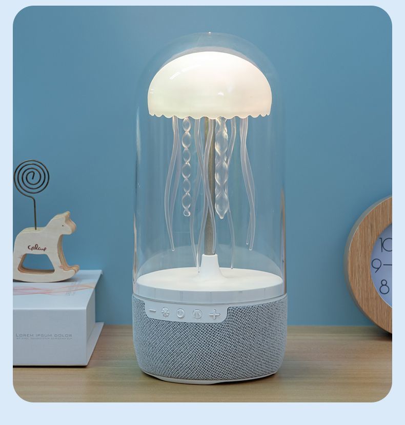 Altavoz portátil inalámbrico Tanura K19 con Bluetooth, luz colorida y genial, con forma de medusa, regalo creativo_voghion.com