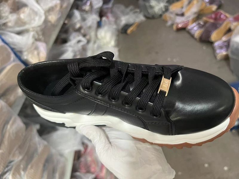 Chaussures pour femmes, modèles printemps-automne, semelles épaisses, talons compensés, chaussures décontractées à lacets_voghion.com