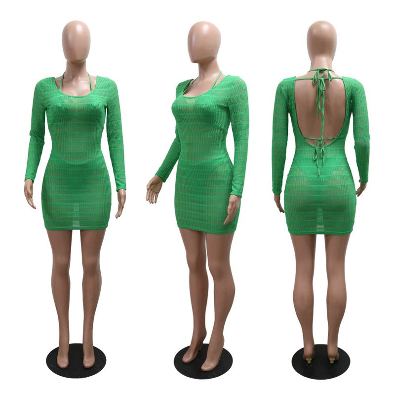 Ensemble de lingerie à lacets avec mini-jupe transparente - Ensemble de sous-vêtements sexy 3 pièces_voghion.com
