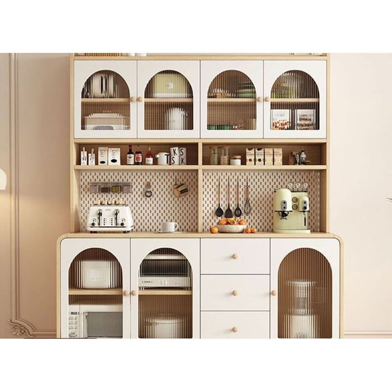 Mobiletto portaoggetti da cucina multifunzionale a parete e da pavimento, multistrato_voghion.com