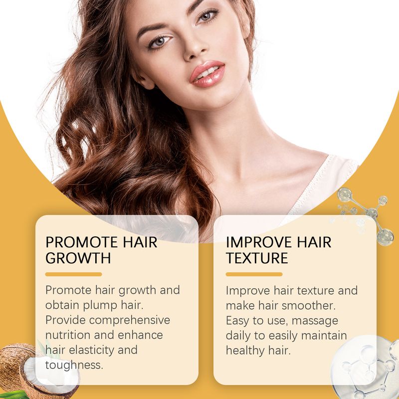 EELHOE Softening and Moisturizing Hair Mask, Hydrating and Moisturizing Hair Care Improves Dry Frizzy Forked Hair Conditioner_voghion.com