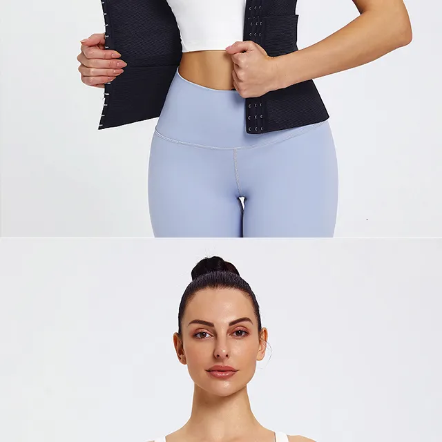 Talje Mave Shaper MISTHIN Latex Talje Trainer Dobbeltbælte Korset Til Damer Justerbar Korset Mave Reducerende Fas Bælte_voghion.com
