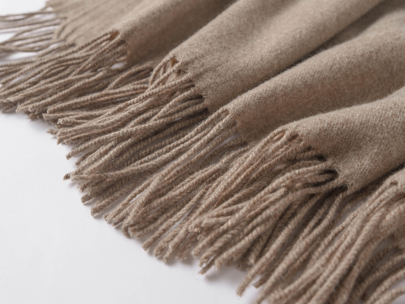 Sciarpa in cashmere femminile semplice tinta unita nappa lunga calda sciarpa in imitazione cashmere versatile scialle casual monocromatico_voghion.com