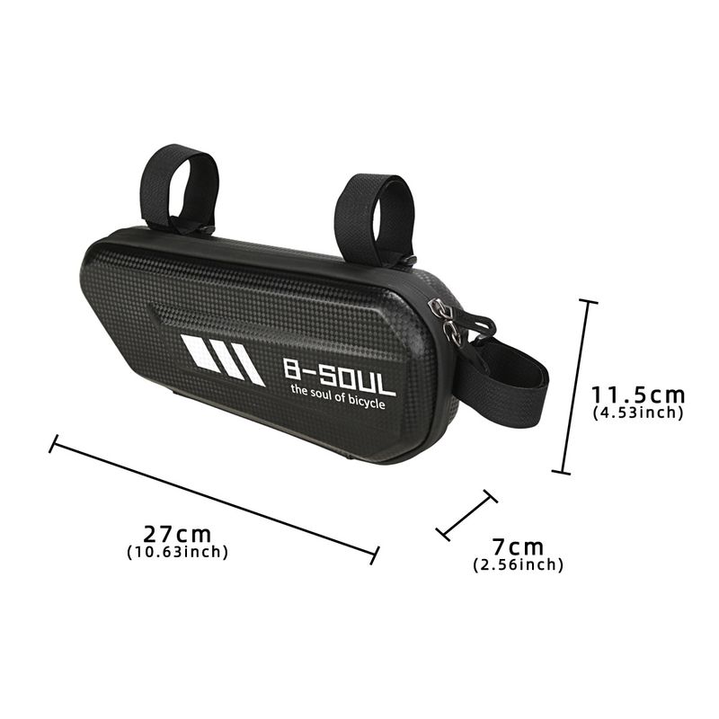Mountain Bike Hard Shell Triangle Bag Road Bike Tool Bag Bicycle Front Beam Bag Top Tube Bag Cycling Equipment Accessories_voghion.com