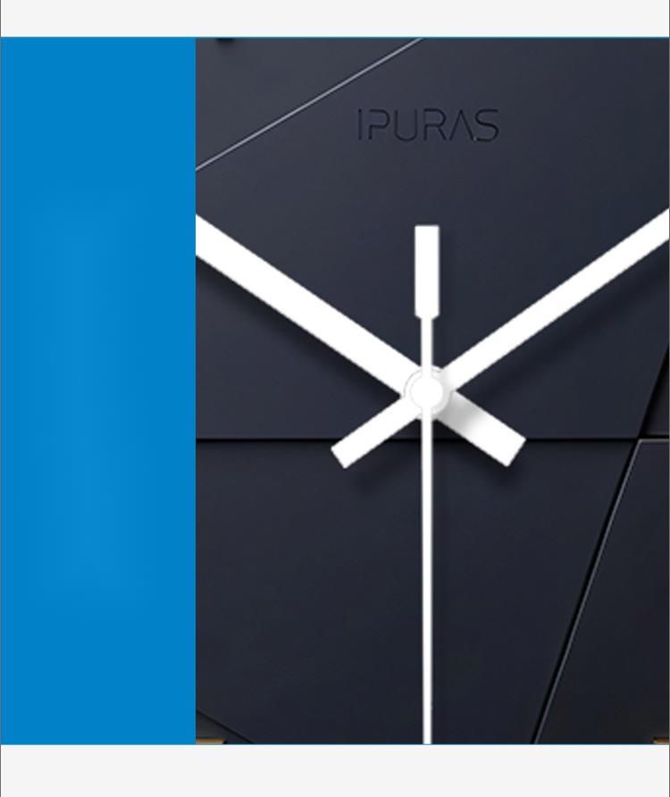 Yipula 7170 Einfache, moderne, elegante Wanduhr zur stillen Wandmontage für das Wohnzimmer zu Hause, Quarzuhr_voghion.com