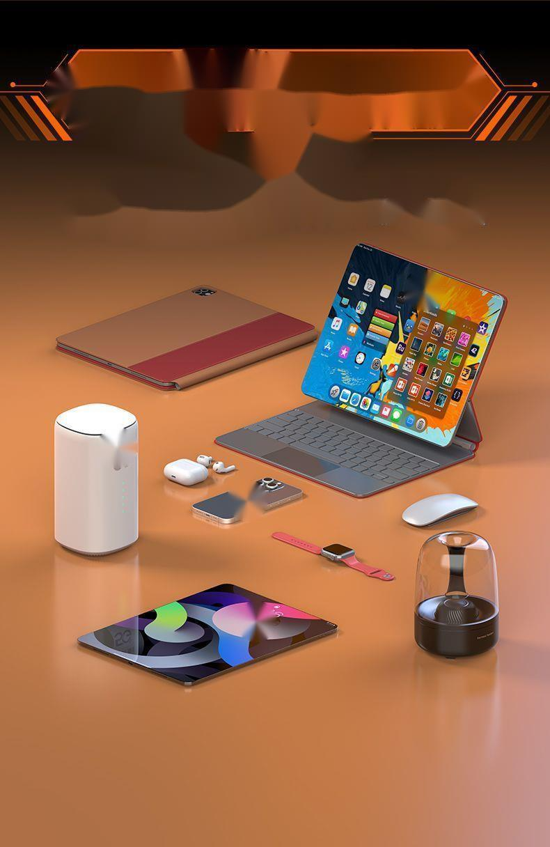 Gigabit-WLAN-Router Enterprise WiFi6 Mobiles Büro Tragbares CPE-Breitband_voghion.com