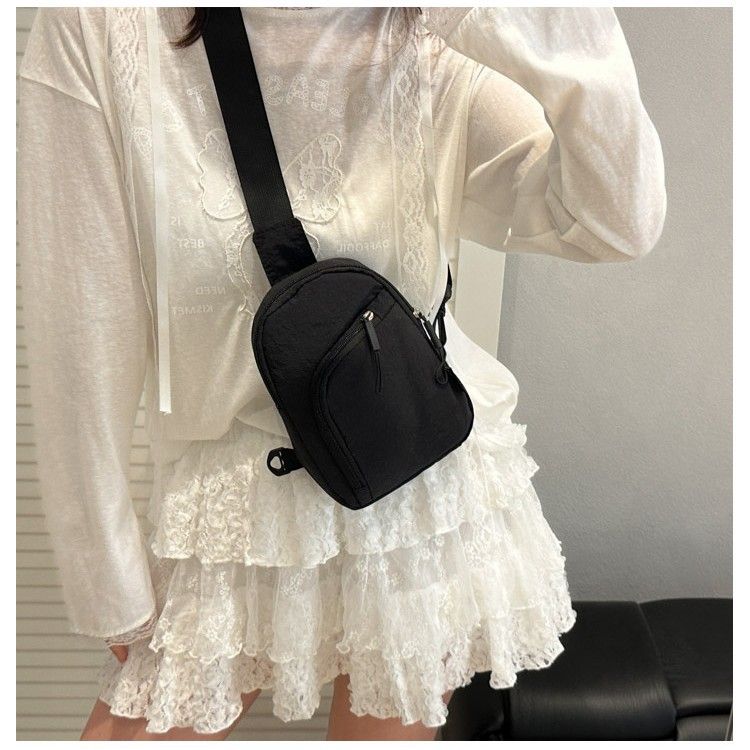 Borsa a tracolla per telefono in stile coreano, alla moda e alla moda per le donne con petto ins 2025_voghion.com