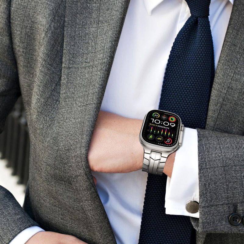 Lämplig för Apple Watch-rem i titanstål applewatch1-9Ultra Transformers-rem_voghion.com