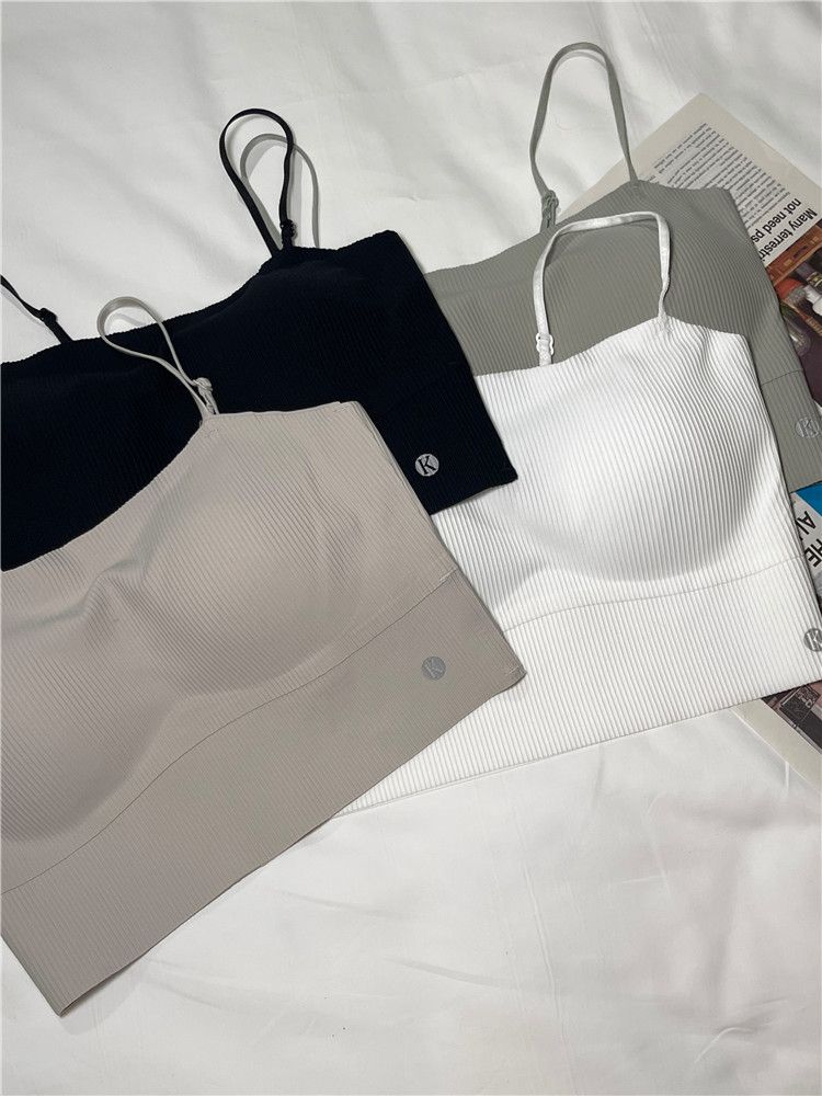 Beauty Back Ice Silk Outer Wear One-Piece Sleeveless Camisole_voghion.com