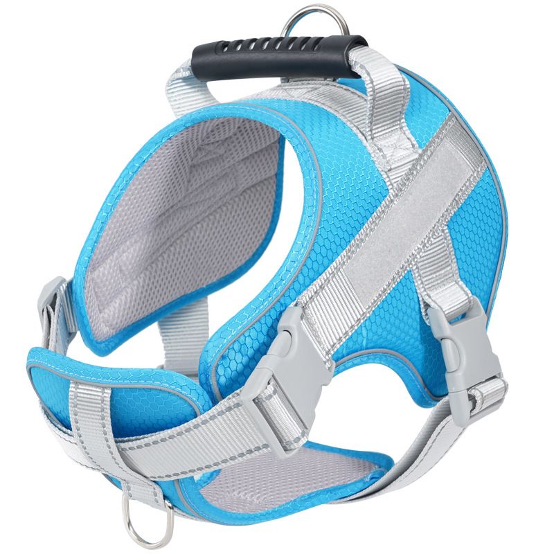 Service Dog Harness With Custom ID Tag Adjustable Dog Harness Dog Vest Leash For Large Dogs Outdoor Dogs Training Accessories_voghion.com