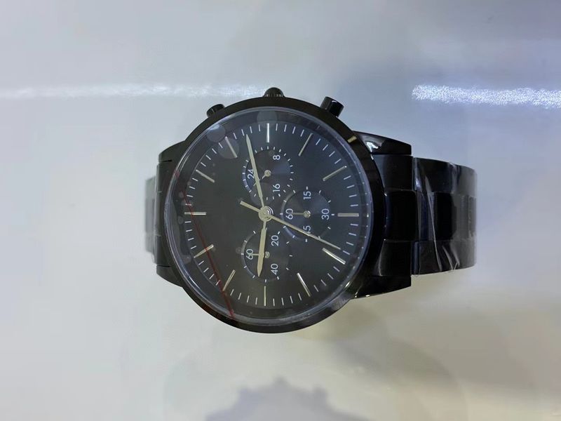 Orologio da polso da uomo e da donna Wellington W con cronografo a sei lancette, al quarzo, con cinturino in acciaio e cinturino in pelle, quadrato_voghion.com