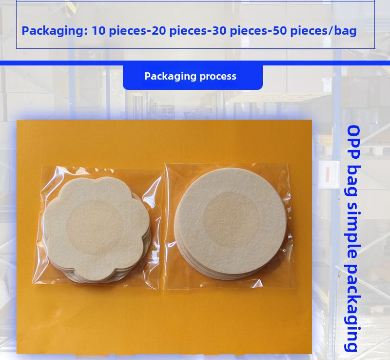 Fabriek groothandel wegwerp onzichtbare borstpleister borstpleister ultradunne ademende non-woven anti-bult anti-lichtpleister tepelpleister_voghion.com