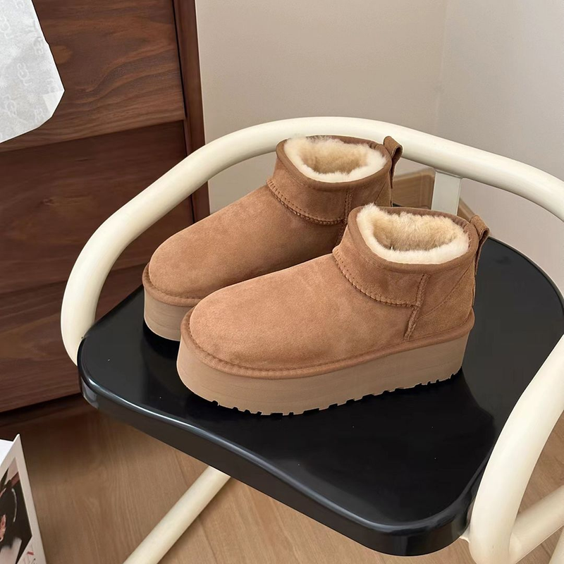 2023 New Snow Zhou Dongyu Mini stivali corti rialzati con suola spessa scarpe da donna_voghion.com