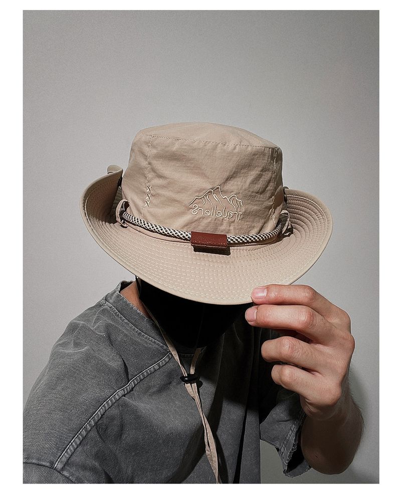 Nieuw binnen Outdoor ademend snel drogend vissershoed voor mannen en vrouwen bergbeklimmen zonbescherming vissen Western cowboyhoed_voghion.com