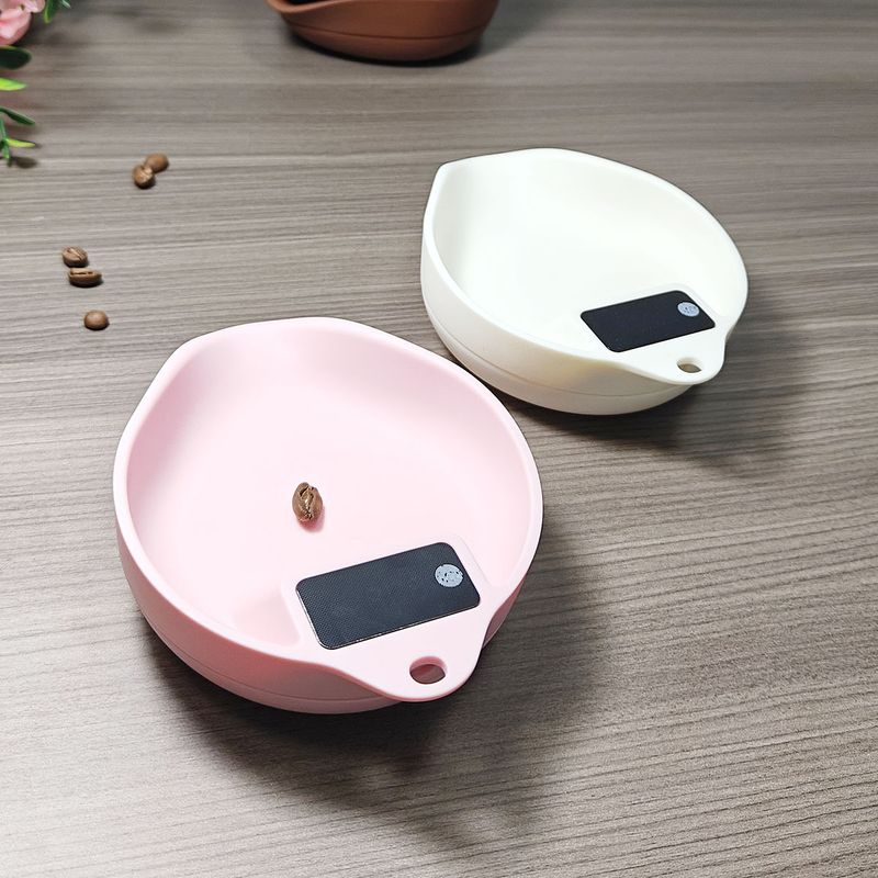 Walnut Color Electronic Hand Brew Tray Dedicated Smart Italian Coffee Weighing Bean Dish Scale_voghion.com