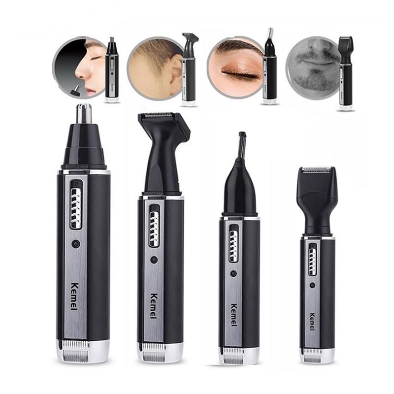 Tagliacapelli elettrico ricaricabile tutto in uno per uomo Kit per toelettatura Barba Trimero Rasoio per sopracciglia viso Naso Rasoio per orecchie_voghion.com