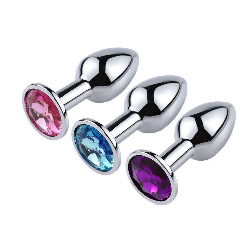 Plug anale per adulti in metallo a forma di cuore, argento, 1,8 mini perline rotonde_voghion.com