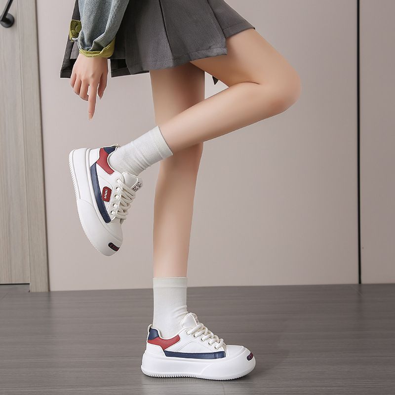 Scarpette bianche per bambini, ragazze, studenti, tempo libero, sport, scarpe da tavola versatili, tiro da strada_voghion.com