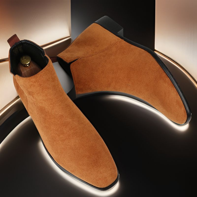 Männer Casual Stiwwelen Komfort Oxfords Knöchelstiwwelen fir Männer_voghion.com