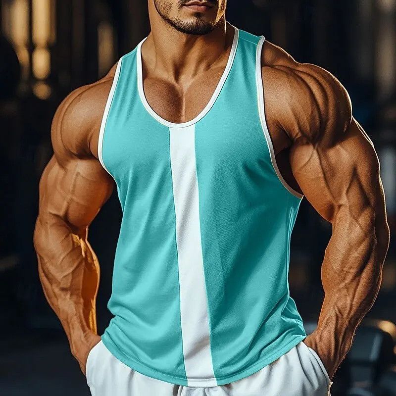 Gilet casual, ampio e alla moda, stampato in 3D, Fiess Exercise, caldo e attraente_voghion.com