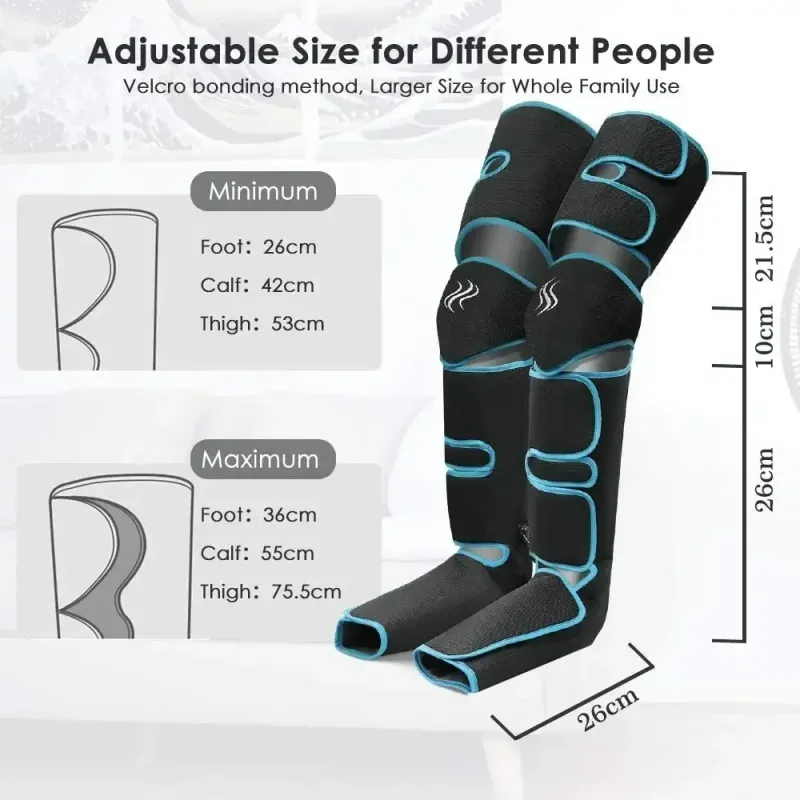360° Fouss Loftdrock Been Fërdert Blutzirkulatioun Kierpermuskelentspanung Power Been Massager Hine_voghion.com