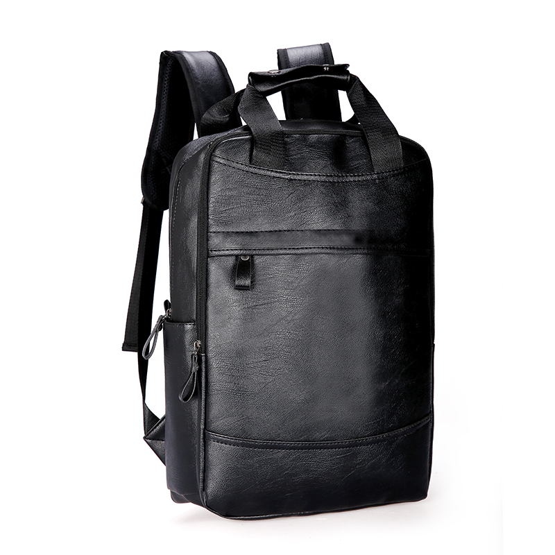 16,5 hüvelykes hátizsák férfi hátizsák PU bőr táska nagy laptop hátizsák férfi mochilas alkalmi iskolatáska tinédzsereknek_voghion.com