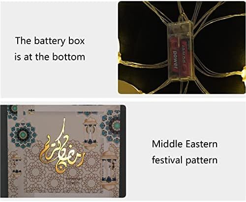Eid Ramadan Mubarak Led Lampe Dekorative Wand Hängen Licht Muslimischen Eid Licht Ornamente für Islamischen Festival Home Decor_voghion.com