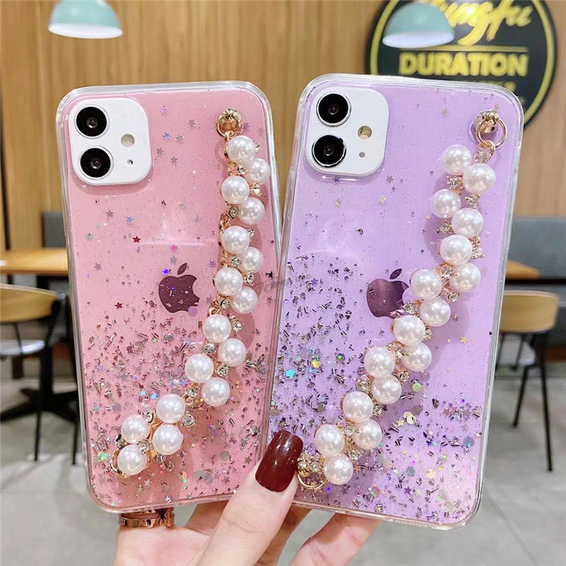 Samsung Galaxy F62 A72 A52 A32 A01 A02S A12 A31 A41 A51 A71 4G 5G A11 A21S A20 A30 A50 S21 S için Bling Glitter Star Kılıfı_voghion.com