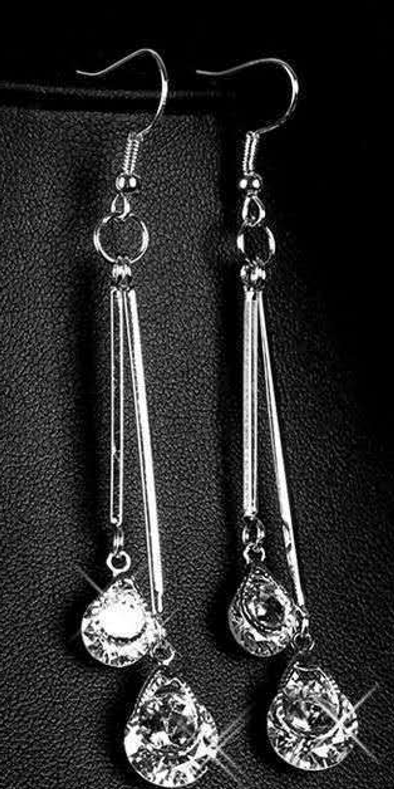 Women's Internet Celebrities With Versatile Korean Style Personality Long Tassel Stud Earrings_voghion.com