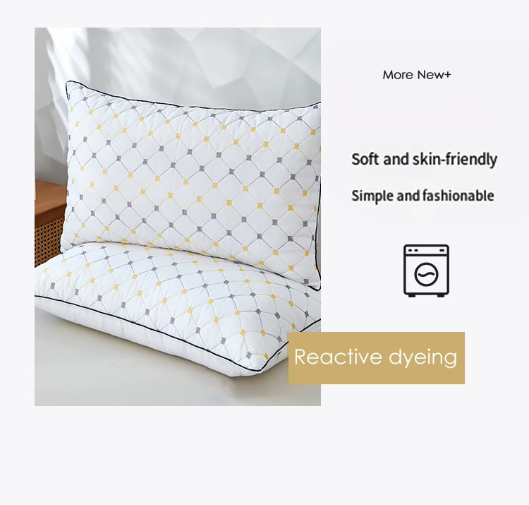 Oreillers antibactériens et indéformables pour la protection de la colonne cervicale, pour un sommeil réparateur. Pour un usage domestique. Oreiller simple doux et confortable._voghion.com