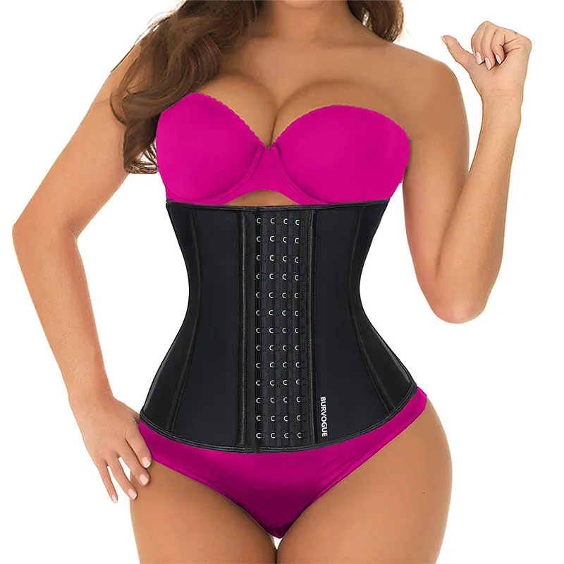 Talje Mave Shaper Burvogue Waist Trainer Korset til Vægttab Kvinder Latex Corset Body Shaper Mave Talje Cincher_voghion.com