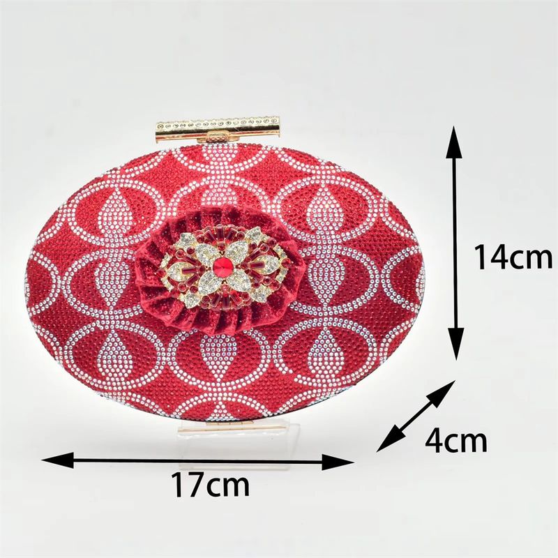 Women's low heeled sandals with evening bag matching drill button_voghion.com