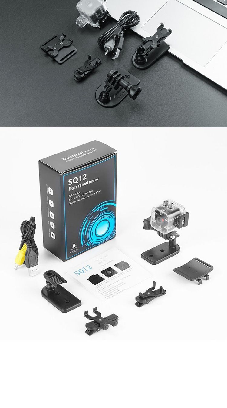 SQ12 camera high definition waterdicht en stofdicht outdoor paardrijden duiken luchtsportcamera_voghion.com