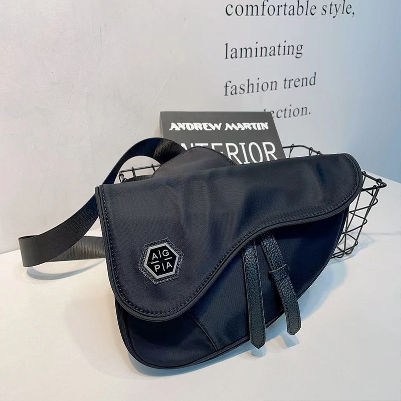 Borsa a tracolla versatile alla moda da donna, in tessuto Oxford impermeabile e pelle, casual_voghion.com