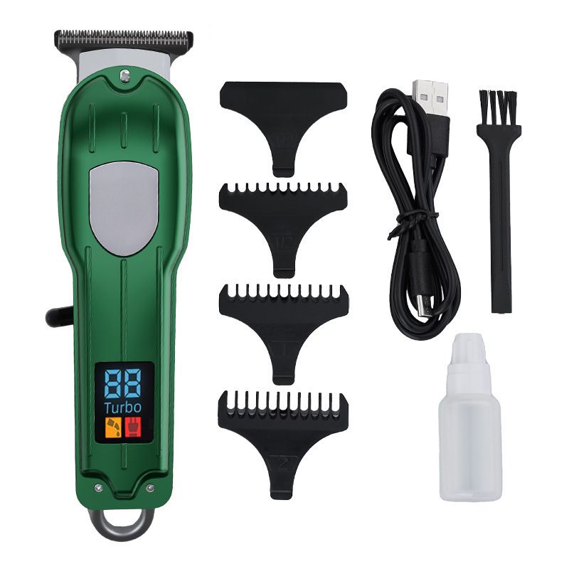 Professional Cordless Hair Clipper For Men & Women - Rechargeable Titanium Alloy Blade, Adjustable, Quiet, Waterproof, For Home & Pet Grooming_voghion.com