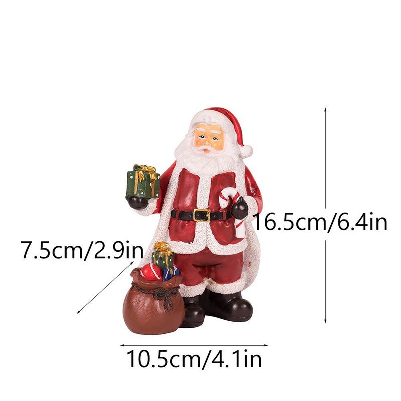 European Style Santa Claus Resin Craft, Creative Home Desktop Decoration Ornament For Christmas Display_voghion.com