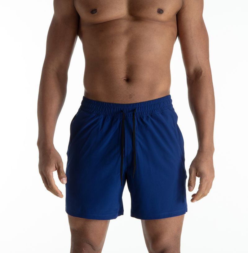 Men's Mesh Panel Running Shorts - Quick-Dry & Breathable For Gym Basketball & Outdoor Workouts (Black/White)_voghion.com