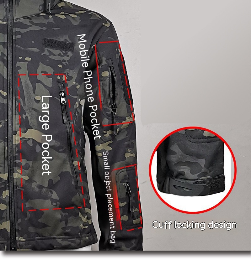 Giacche sprint outdoor autunno inverno da uomo con giacche morbide e spesse, antivento, impermeabili, mimetiche soft shell_voghion.com
