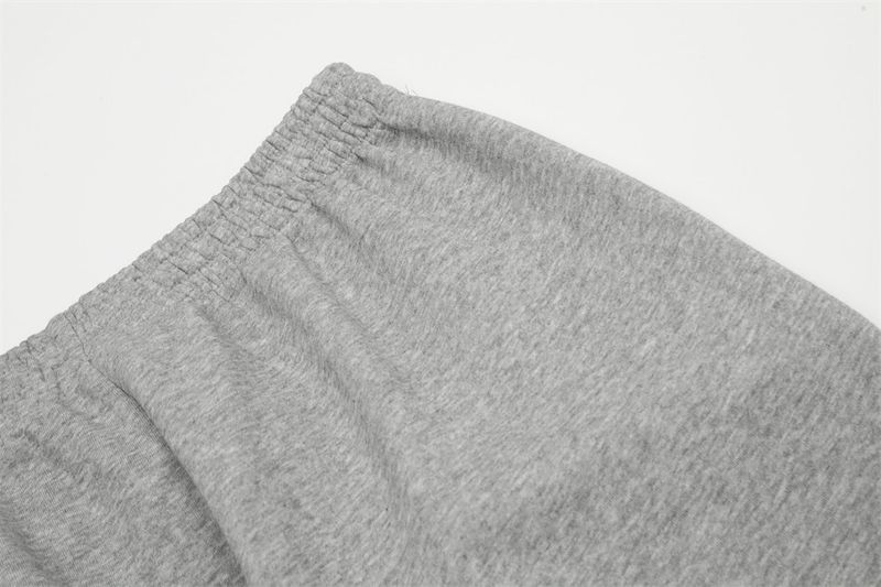 Men's Clothing Solid Color Loose Flared Pants Men's Long Sweatpants Versatile Casual Elastic Waist Wide Leg Flared Pants_voghion.com